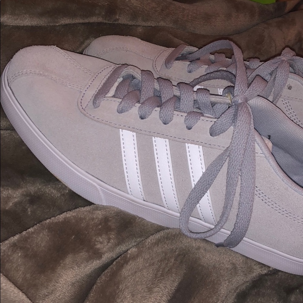 Adidas Gray Suede Sneakers